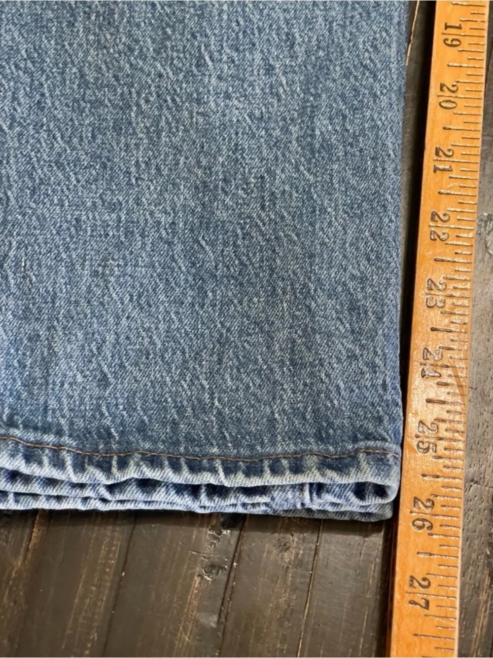 Madewell The Perfect Vintage Wide Leg Crop Jeans in Medium Blue Wash Sz 29 - Picture 12 of 12